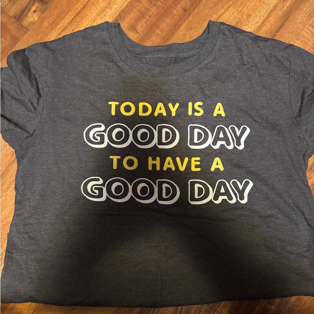 Modern Lux Charcoal and Yellow Women's Tee